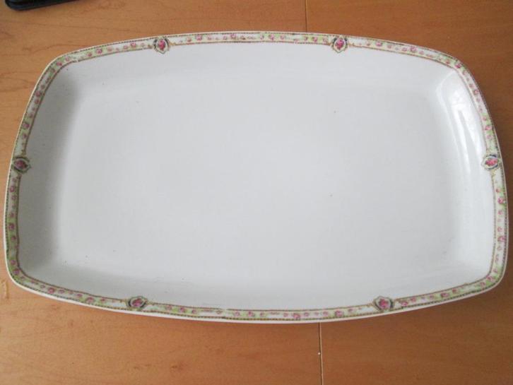 Fraureuth Duitsland grote Vintage Porseleinen schaal, Huis en Inrichting, Keuken | Servies, Gebruikt, Schaal of Schalen, Overige stijlen