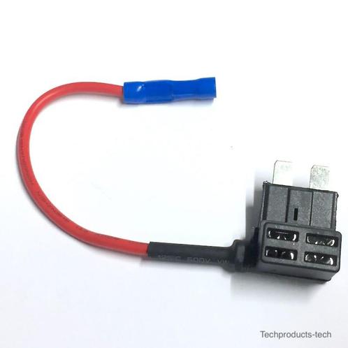 AUTO NORMAAL OF MINI ZEKERING ADAPTER TAB TechProducts, Auto-onderdelen, Klein materiaal, Mini, Nieuw, Ophalen of Verzenden