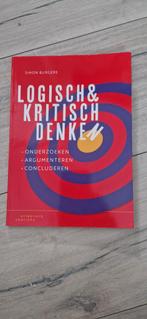 Logisch & Kritisch Denken - Simon Burgers, Ophalen of Verzenden, Zo goed als nieuw, HBO, Simon Burgers