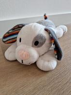 Knuffel Zazu hond Dex zonder hartslag wit grijs K9374, Ophalen of Verzenden, Zo goed als nieuw, Hond