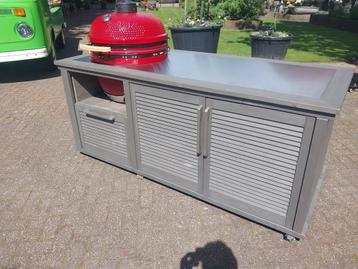 Prachtige buitenkeuken incl 25" kamado beschikbaar voor biedingen