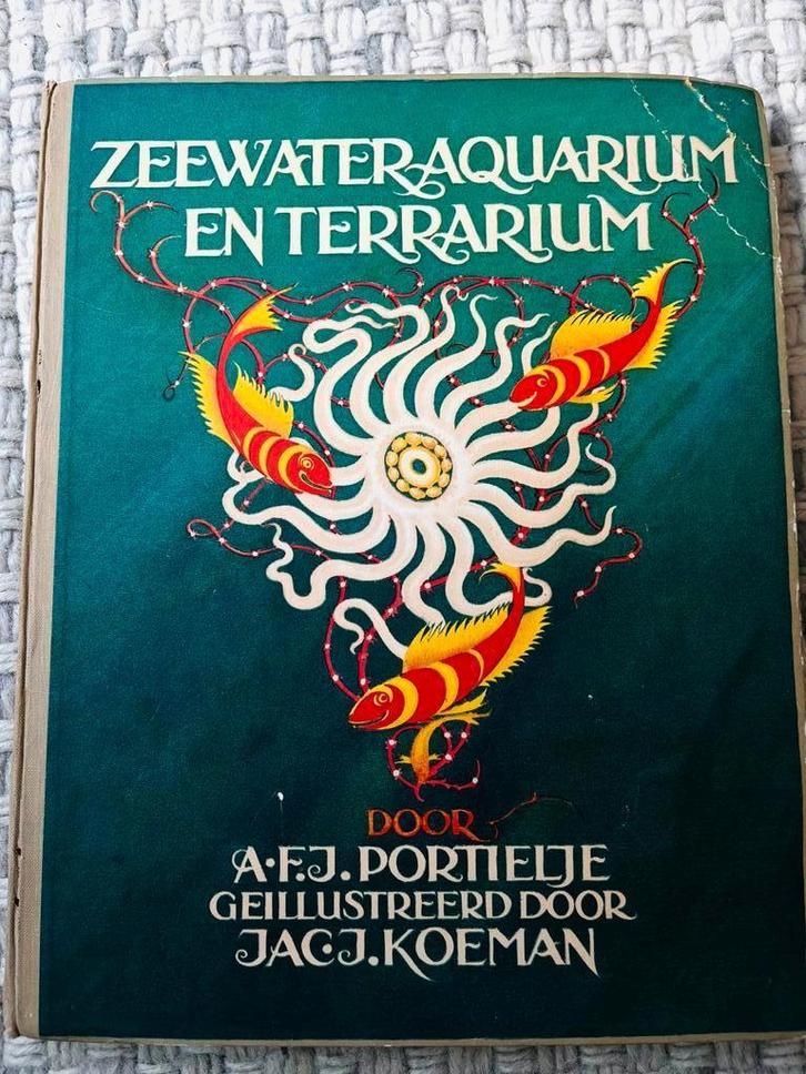 Plaatjesalbum: Zeewater aquarium en terrarium, Boeken, Prentenboeken en Plaatjesalbums, Gelezen, Plaatjesalbum, Ophalen of Verzenden
