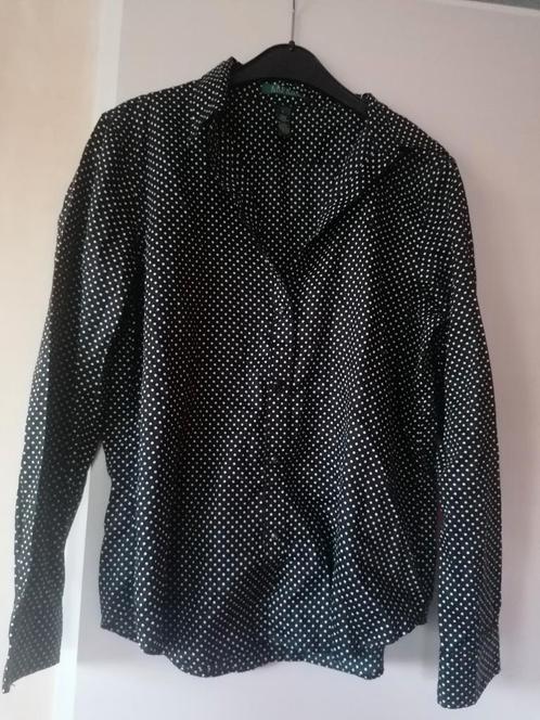 Ralph Lauren super leuke polkadot blouse / maat L= 40, Kleding | Dames, Blouses en Tunieken, Zo goed als nieuw, Maat 38/40 (M)