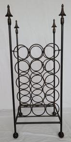 Metalen wijnrek (15 flessen), Ophalen, 5 tot 15 flessen, Zo goed als nieuw, Metaal