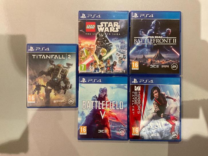 5 Playstation 4 Games, Spelcomputers en Games, Games | Sony PlayStation 4, Gebruikt, Avontuur en Actie, 3 spelers of meer, Vanaf 3 jaar