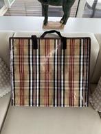 Burberry style grote tas 2 stuks, Ophalen, 30 cm of meer, Beige, Minder dan 40 cm