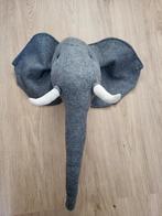 Vilten Olifant Wanddecoratie Kinderkamer, Ophalen of Verzenden, Zo goed als nieuw, Wanddecoratie