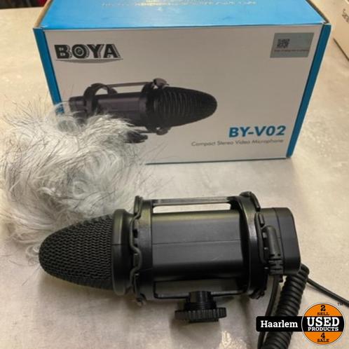 Boya BY-V02 Camera condensator microfoon, Muziek en Instrumenten, Microfoons, Zo goed als nieuw