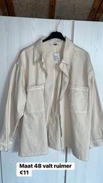 Nieuw Spijkerjasje Beige Maat 48, Beige, Maat 46/48 (XL) of groter, Nieuw, Ophalen of Verzenden