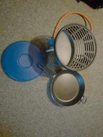 Campinggaz party grill BBQ Gas stel bak pan, Ophalen, Zo goed als nieuw, Blauw, Overige typen
