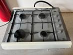Etna 4-pits gaskookplaat met glazen deksel, Witgoed en Apparatuur, Kookplaten, Gebruikt, Gas, Vrijstaand, 4 kookzones