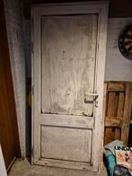 Kunststof deur met 3-punt sluiting - 217x95 cm, Kunststof, Gebruikt, 80 tot 100 cm, 215 cm of meer