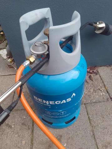 Kemper Onkruidbrander met bijna volle BENEGAS comfort fles beschikbaar voor biedingen