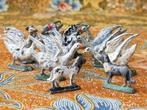 Ganzen en honden oud antiek speelgoed uit Engeland van tin., Antiek en Kunst, Antiek | Speelgoed, Ophalen of Verzenden