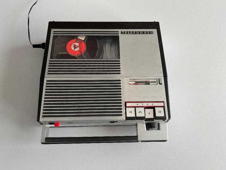 draagbare bandrecorder, Telefunken, type Magnetop on 3o2 TS, Audio, Tv en Foto, Bandrecorders, Bandrecorder, Met banden, Ophalen of Verzenden