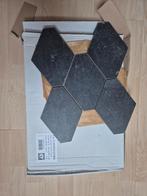 Vloer-/wandtegel hexagon zwart Castelvetro Absolute 40x30, Ophalen, Minder dan 20 cm, Zo goed als nieuw, Minder dan 5 m²