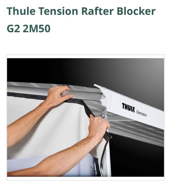 Gezocht: Thule Tension Rafter Blocker G2 250cm, Caravans en Kamperen, Caravan accessoires, Zo goed als nieuw, Ophalen of Verzenden