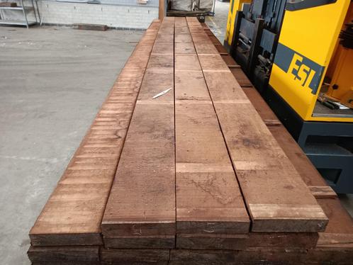 Hardhout 5x20 cm gording ligger fijn bezaagd angelim, Doe-het-zelf en Verbouw, Hout en Planken, Nieuw, Ophalen of Verzenden
