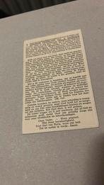 Bidprentje oorlog gezin Vriezelaar Roermond 1945 Doetinchem, Ophalen of Verzenden