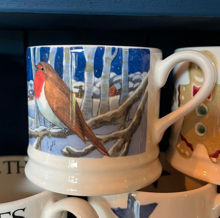 Emma Bridgewater small mug x-mas, Huis en Inrichting, Keuken | Servies, Nieuw, Kop(pen) en/of Schotel(s), Overige stijlen, Aardewerk