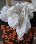 NIEUW MAUD prachtige broderie ruches sjaal roomwit, MAUD, Verzenden, Nieuw, Sjaal