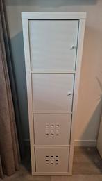 Ikea Kallax kast wit met deuren, Huis en Inrichting, Ophalen, Minder dan 50 cm, 100 tot 150 cm, Modern