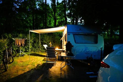 Dethleffs 440T caravan, Caravans en Kamperen, Caravans, Particulier, tot en met 3, 750 - 1000 kg, Treinzit, Dethleffs, Dwarsbed