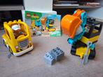 LEGO Duplo Graafmachine en Vrachtwagen 10931, Kinderen en Baby's, Speelgoed | Duplo en Lego, Ophalen of Verzenden, Gebruikt, Complete set