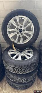 Winterset lichtmetaal + Kleber Mazda 3 III ('13-'19), Ophalen, Gebruikt, 16 inch, Banden en Velgen