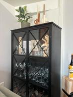 Riverdale servieskast / drankenkast / vitrinekast, Huis en Inrichting, Kasten | Buffetkasten, Ophalen, Met deur(en), 100 tot 150 cm