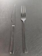 Partij Amefa messen en vorken (46 stuks), Ophalen, Gebruikt, Rvs of Chroom, Los bestek