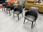 4 Nieuw Montis Back me Up eetkamerstoelen bruin leer Stoel, Huis en Inrichting, Stoelen, Bruin, Nieuw, Leer, Ophalen of Verzenden