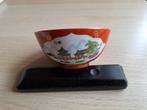 Vintage Chinese rode porseleinen rijstkommen, Ophalen of Verzenden