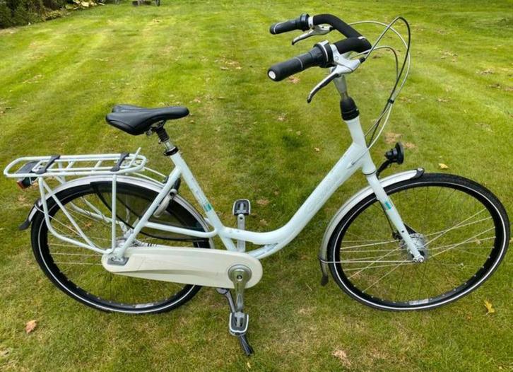 Nette Gazelle Bloom, frame 57cm, 7 versnellingen, Fietsen en Brommers, Fietsen | Dames | Moederfietsen, Gazelle, 1 zitje, Dubbele standaard