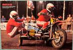 Poster 1980 Reinhard Böhler Siegfried Müller zijspan wereld, Verzenden, Zo goed als nieuw, Motoren