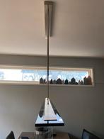Led hang lamp design, Glas, Ophalen of Verzenden, Zo goed als nieuw, 50 tot 75 cm