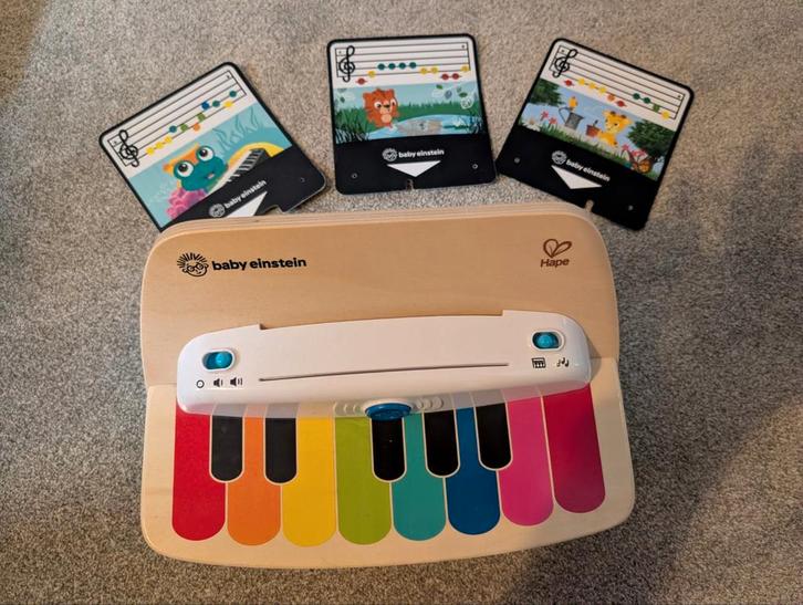 Baby Einstein Hape magische piano, Kinderen en Baby's, Speelgoed | Babyspeelgoed, Zo goed als nieuw, Overige typen, Met geluid