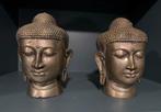 2 Boeddha beelden zilver/brons - Bali (50 euro voor 2), Antiek en Kunst, Ophalen of Verzenden