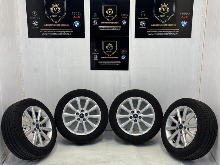 Ford Focus originele velgen met banden bj.2016 205/55R16, Auto-onderdelen, Banden en Velgen, Banden en Velgen, Zomerbanden, 16 inch