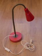 Bureaulamp rood, Huis en Inrichting, Lampen | Tafellampen, Minder dan 50 cm, Ophalen of Verzenden, Metaal, Zo goed als nieuw