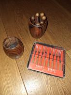 Vintage cocktail prikkers, cocktailvorkjes. Party forks., Huis en Inrichting, Ophalen of Verzenden