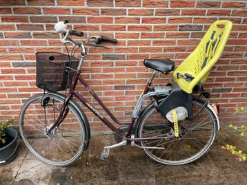 Altra Chique City Classic damesfiets met Yepp achterzitje beschikbaar voor biedingen