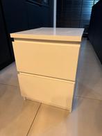 IKEA Malm Nachtkastje / Ladekastje - 2 Lades, Huis en Inrichting, Slaapkamer | Nachtkastjes, Ophalen of Verzenden, Gebruikt, Minder dan 45 cm