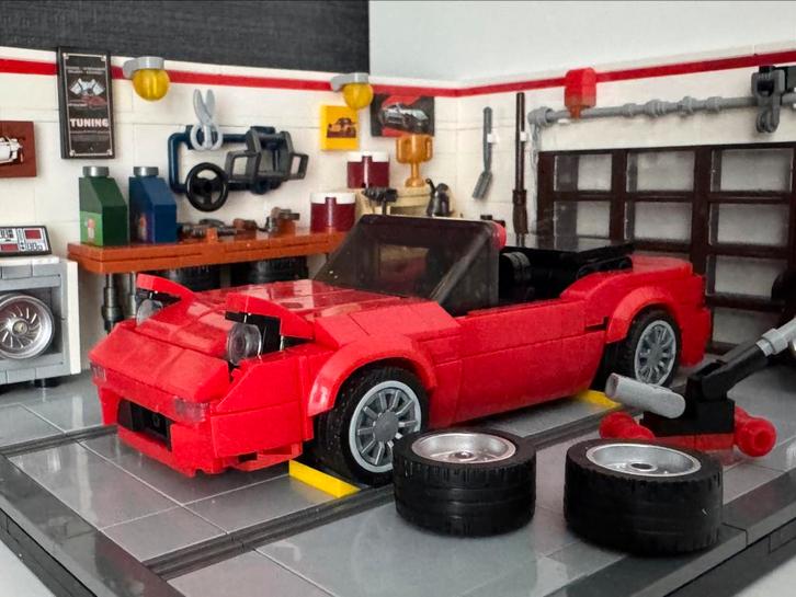 Lego Mazda Miata MX5, Kinderen en Baby's, Speelgoed | Duplo en Lego, Zo goed als nieuw, Lego, Complete set, Ophalen of Verzenden