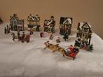 Kerstdorp met Verlichting en Boompjes, Diversen, Kerst, Ophalen of Verzenden, Gebruikt