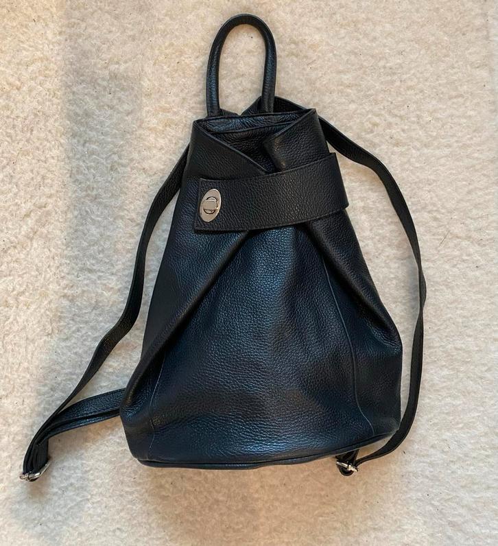 Luxe Lederen Rugtas - Nieuw!, Sieraden, Tassen en Uiterlijk, Tassen | Rugtassen, Nieuw, Overige merken, 25 tot 40 cm, 30 tot 45 cm
