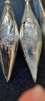 piek en 2 ballen vintage, Diversen, Kerst, Ophalen of Verzenden, Gebruikt