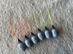 adv 124 / NIEUW set 6 dobbers TUBERTINI 1,50gr, Watersport en Boten, Hengelsport | Witvissen, Ophalen of Verzenden, Nieuw, Dobber of Lood