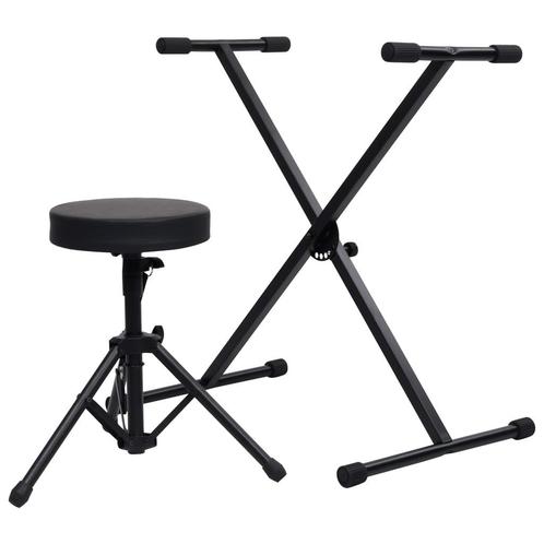 NIEUW | Keyboardstandaard en kruk zwart! GRATIS BEZORGD, Muziek en Instrumenten, Standaards, Nieuw, Verzenden