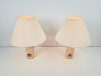 2 x Vintage fratelli mannelli tafellamp travertijn Italy ´70, N, Overige materialen, Ophalen of Verzenden, N